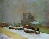 Вид на Нотр-Дам, зима, 1894