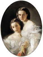 Портрет Ольги и Варвары Араповых. Вторая половина XIX века