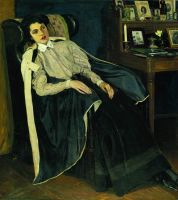 Портрет О.М.Нестеровой, дочери художника. 1905