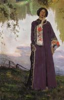 Портрет жены, Е.П.Нестеровой. 1906