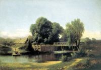 У плотины. 1864