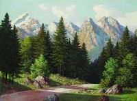Горный пейзаж. 1899