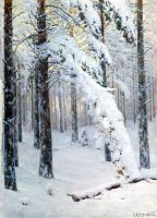 Лес зимой. 1906