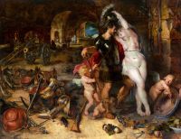 Возвращение с войны (совместнос Питером паулем Рубенсом) (1610-1612) (Лос-Анжелес, LACMA)