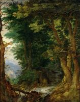 Лесной пейзаж (1605-1610) (Вена, Музей истории искусств)