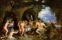 Праздник Ахела (совместно с Питером Рубенсом) (ок.1515) (Нью-Йорк, Метрополитен)