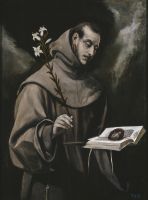 Св.Антоний Падуанский (ок.1577) (104 x 79) (Прадо, Мадрид)