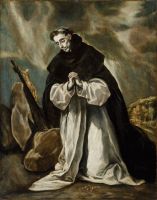 Св.Доминик на молитве (1605) (Бостон, Музей изящ.искусств)