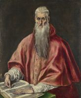 Св.Иероним в кардинальском облачении (ок.1595) (Лондон, Национальная галерея)