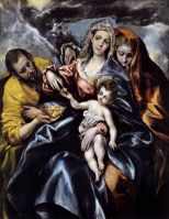 Святое семейство со св.марией Магдалиной (между 1595 и 1600) (Кливленд, Музей искусства)