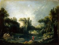 Пейзаж с прудом (1746) (51 x 65) (С-Петербург, Эрмитаж)