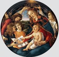 Мадонна 'Магнификат' (1480-1481) (118 см) (Флоренция, Уффици)