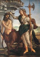 Паллада и кентавр (1482-1483) (205 х 147.5) (Флоренция, Уффици)