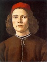 Портрет молодого человека (1480-1485) (37 х 28) (Лондон, Нац. галлерея)