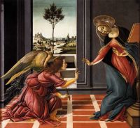 Благовещение Честелло (1489-1490) (150 x 156) (Флоренция, Уффици)