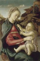 Мадонна с младенцем (1465-1470) (73 x 49) (Париж, Лувр)