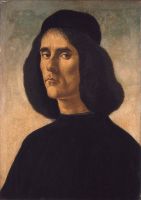 Портрет Michael Tarchaniota Marullus (позже 1490) (49 х 35) (Барселона, Коллекция Guardans Camb?)
