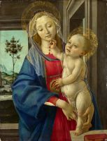 Мадонна с Младенцем (с гранатом) (1480-1500) (Лондон, Нац.галерея)