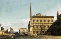 Рим, вид рыночной площади  Сан-Джованни (1743-1744)