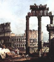 Римское каприччио, Колизей и руины храма Веспиана (1747)