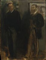 Двое мужчин (ок.1865-1869) (27 х 20.6) (Нью-Йорк, Метрополитен)