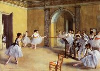 Танцевальный класс в опере (1872) (Париж, музей Орсэ)