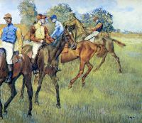 Скаковые лошади (ок.1873) (Кливленд, Музей искусства)