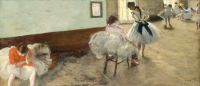 Урок танца (ок.1874) (38 х 88) (Вашингтон, Нац.галерея)