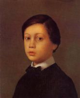 Портрет младшего брата художника Рене де Га (1855) (38.6 х 32.1) (Вашингтон, Нац. галерея)