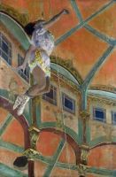 Мадмуазель Ла-Ла в цирке Фернандо (1879) (117 х 117) (Лондон, Нац. галерея)