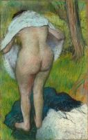 Вытирающаяся девушка (1885) (80.1 х 51.2) (Вашингтон, Национальная галерея)