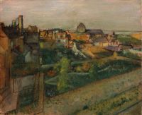 Вид на Сен-Валери-сюр-Сом (1896-1898) (50.8 х 61) (Нью-Йорк, Метрополитен)