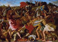 Битва израильтян с амалекитянами (Победа Иисуса Навина) (1624-1625) (97.5 x 134) (С-Петербург, Эрмитаж)