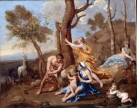 Воспитание Юпитера (середина 1630-х) (96.5 х 121) (Лондон, картинная галерея Далвич)