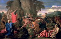 Моисей, иссекающий воду из скалы (1649) (122.5 x 191) (С-Петербург, Эрмитаж)