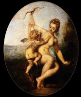 Венера разоружает Амура (47 х 38) (Шантильи, музей Конде)