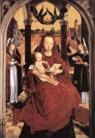 Мадонна с младенцем и двумя музицирующими ангелами (1465-1467) (75,4 х 52,3) (Канзас-Сити, Музей Нельсона Аткинса)
