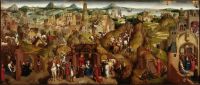 Семь радостей Марии (Явление и триумф Христа) (ок.1480) (81 х 189) (Мюнхен, Старая пинакотека)
