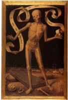 Триптих 'Земное тщеславие и Божественное спасение' (лицевая сторона, левая панель). Смерть