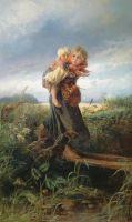«Дети, бегущие от грозы», Константин Маковский