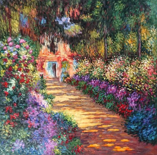 Тропинка в саду.копия К.Моне.худ.А.Бруно