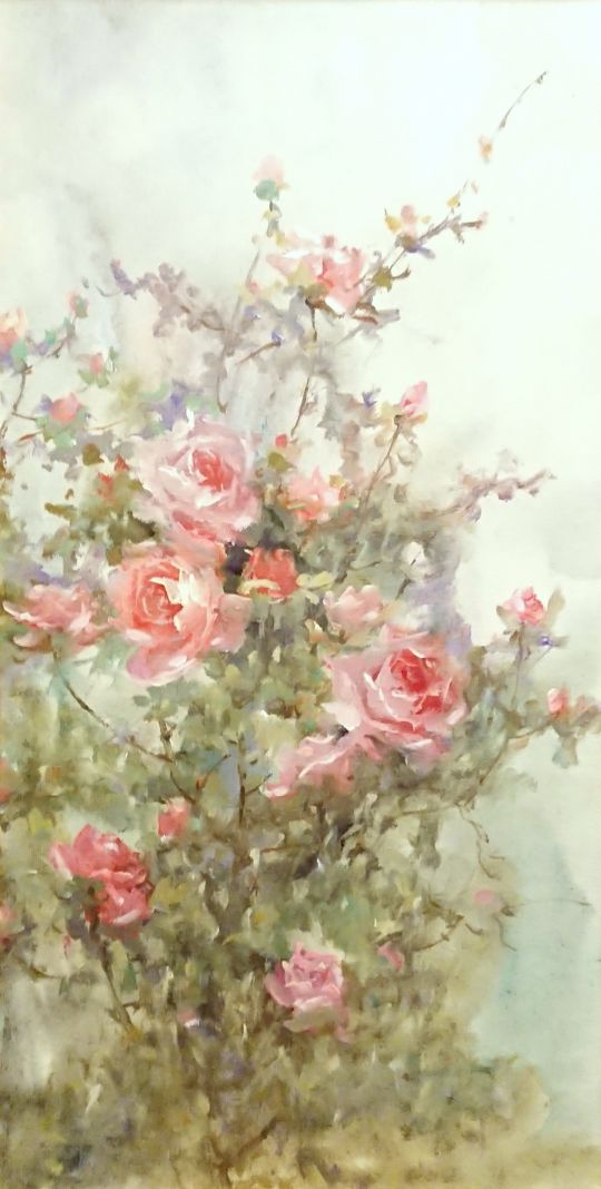Утренние розы.худ.А.Джанильятти