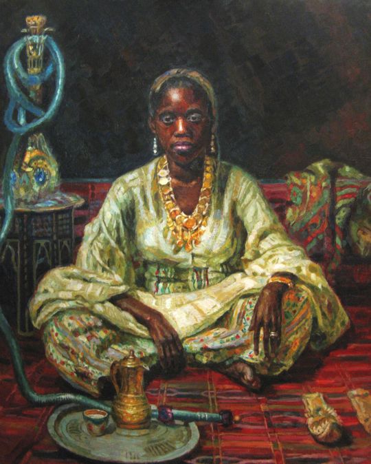 Негритянка (копия картины И.Репина)