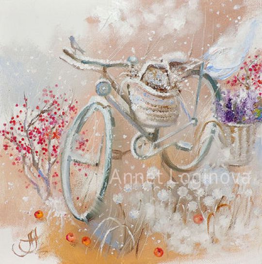 Snow bicycle