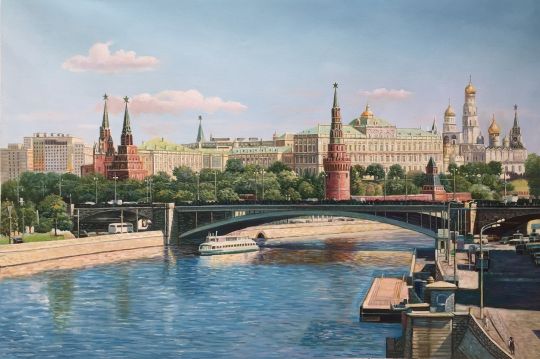 Вид на Кремль с Патриаршего моста