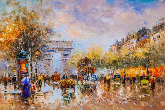     Champs Elysees, Arc de Triomphe N2 ()