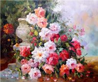 Розы в саду.худ.А.Джанильятти