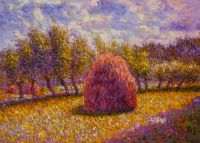  .   Haystack by Claude Monet, 1895