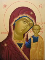 Образ Казанской Иконы Божией Матери