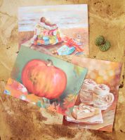 Набор открыток: Осень